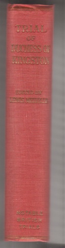 Image for Trial of Duchess of Kingston [Notable British Trials]