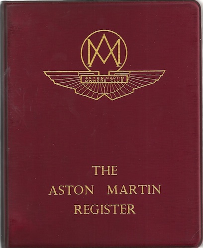 Image for Aston Martin Register 1963